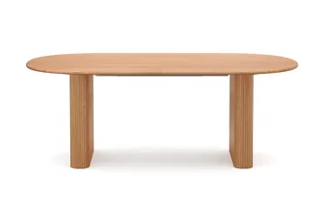 Noira Matgrupp 220-320 cm förlängningsbart i Ek med 6 Ronja Matstolar - Sand/Ek - Möbler - Bord & matgrupper - Matgrupper