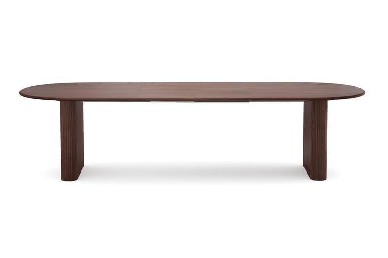 Noira Matgrupp 220-320 cm förlängningsbart i Valnöt med 6 Ronja Matstolar - Sand/Valnöt - Möbler - Bord & matgrupper - Matgrupper