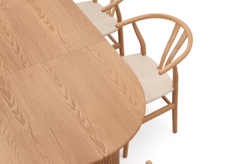 Noira Matgrupp förlängningsbart 160-220 cm Ek med 6 Dastoori Matstolar - Ek - Möbler - Bord & matgrupper - Matgrupper