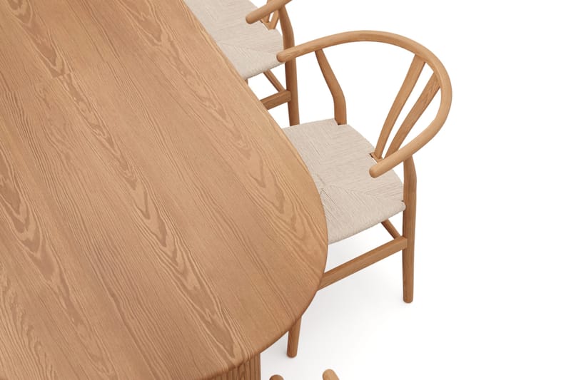 Noira Matgrupp förlängningsbart 220-320 cm Ek med 6 Dastoori Matstolar - Ek - Möbler - Bord & matgrupper - Matgrupper