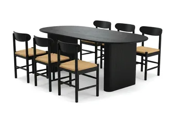220-320 cm - Svart
