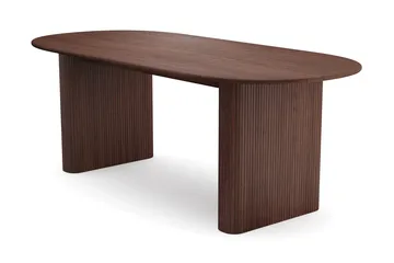 Noira Matgrupp rektangulärt 220 cm Valnöt med 6 Sawako Matstolar - Valnöt - Möbler - Bord & matgrupper - Matgrupper