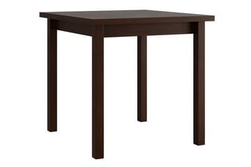 Patrickswell Kvadratisk Matgrupp 80x80 cm – Matbord med 4 Matstolar med Klädd Rygg i Trä - Mörkbrun|Olivgrön - Möbler - Bord & matgrupper - Matgrupper