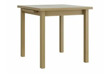Patrickswell Kvadratisk Utdragbar Matgrupp 80–110 cm – Matbord med 4 Matstolar med Hög Spjälrygg i Trä - Natur|Olivgrön - Möbler - Bord & matgrupper - Matgrupper