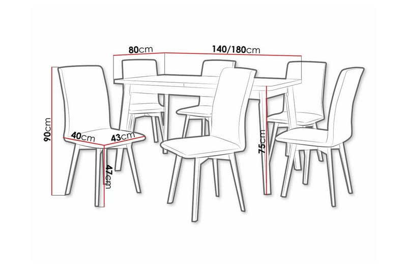 Patrickswell Matgrupp - Möbler - Bord & matgrupper - Matgrupper