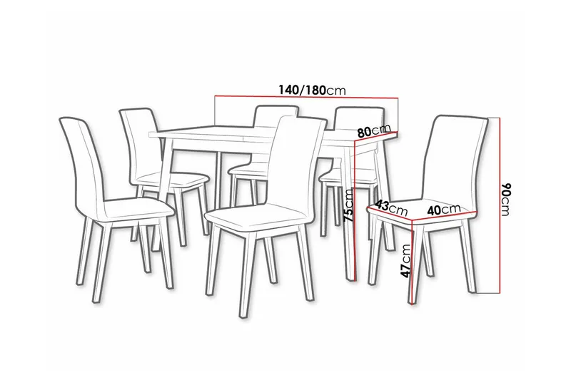 Patrickswell Matgrupp - Möbler - Bord & matgrupper - Matgrupper