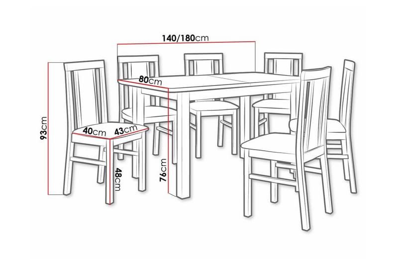Patrickswell Matgrupp - Möbler - Bord & matgrupper - Matgrupper