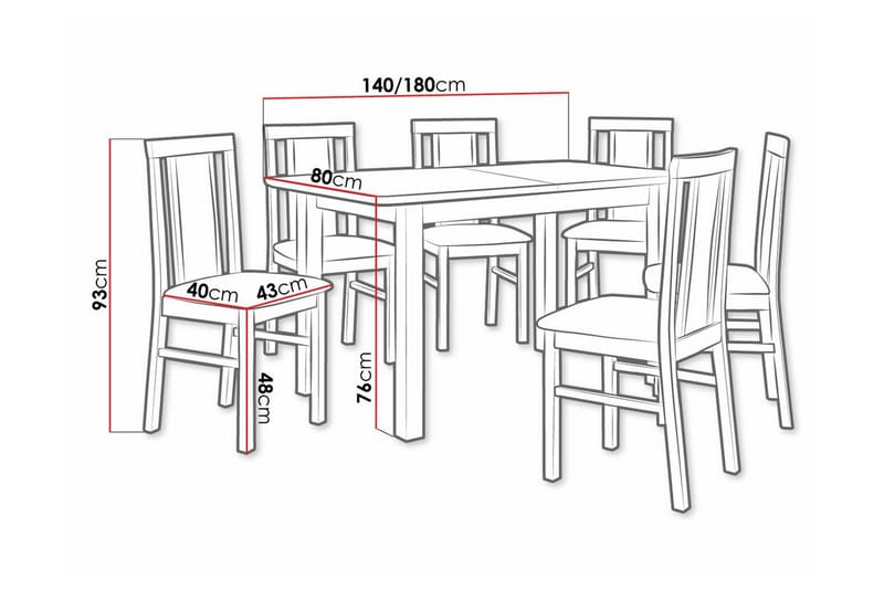 Patrickswell Matgrupp - Möbler - Bord & matgrupper - Matgrupper