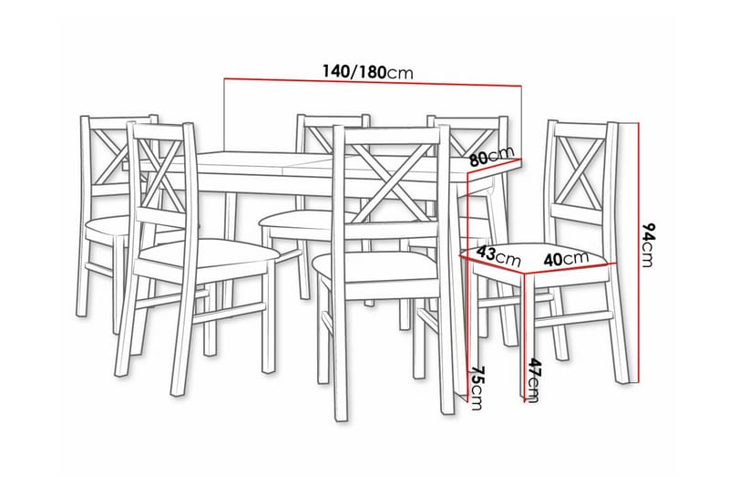 Patrickswell Matgrupp - Möbler - Bord & matgrupper - Matgrupper