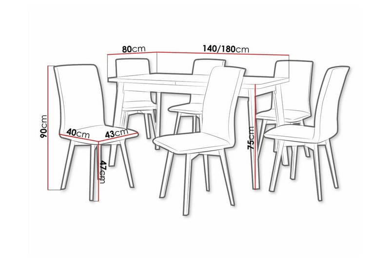 Patrickswell Matgrupp - Möbler - Bord & matgrupper - Matgrupper