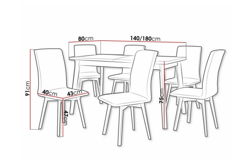 Patrickswell Matgrupp - Möbler - Bord & matgrupper - Matgrupper