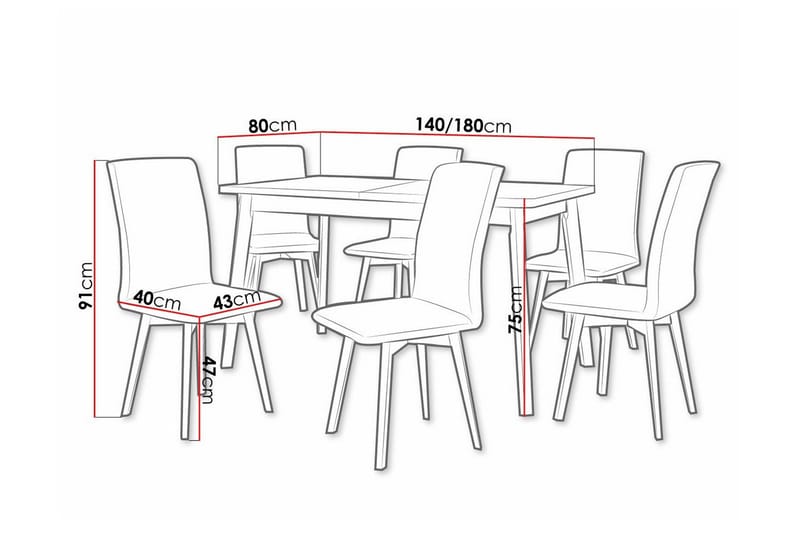 Patrickswell Matgrupp - Möbler - Bord & matgrupper - Matgrupper