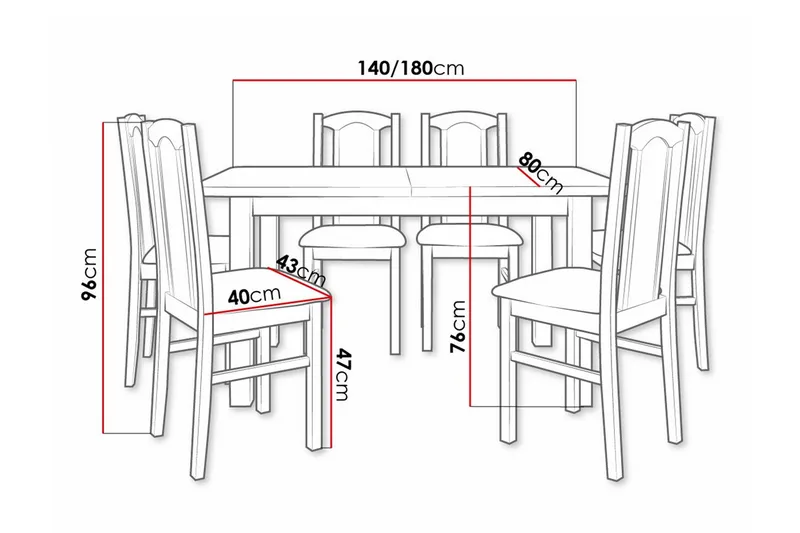 Patrickswell Matgrupp - Möbler - Bord & matgrupper - Matgrupper