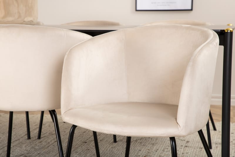 Pelle matbord med 6st Berit matstol - Möbler - Bord & matgrupper - Matgrupper