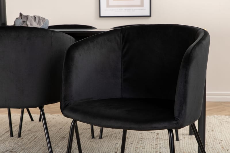 Pelle matbord med 6st Berit matstol - Möbler - Bord & matgrupper - Matgrupper