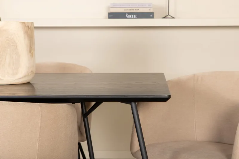 Pippi matbord med 6st Berit matstol - Möbler - Bord & matgrupper - Matgrupper