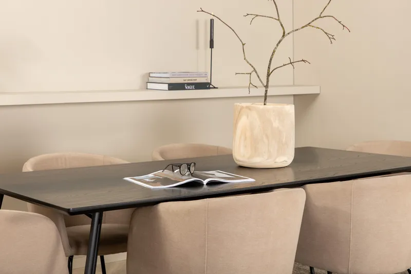 Pippi matbord med 6st Berit matstol - Möbler - Bord & matgrupper - Matgrupper