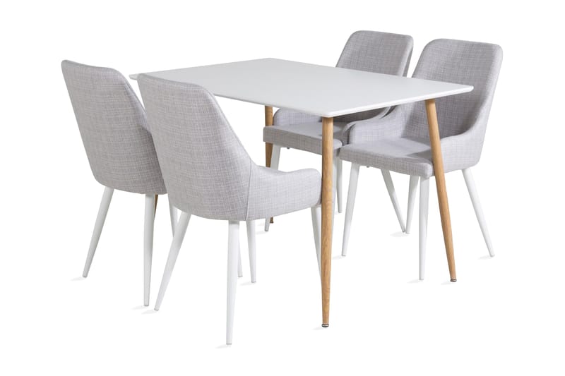 Pontus Matbord 120 cm med 4 st Ridones Matstol - Möbler - Bord & matgrupper - Matgrupper