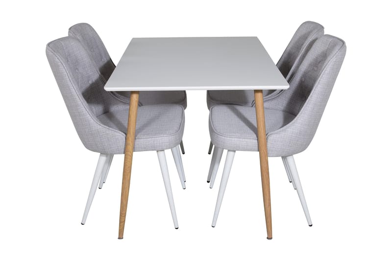 Pontus Matbord 120 cm med 4 st Valera Matstol - Möbler - Bord & matgrupper - Matgrupper
