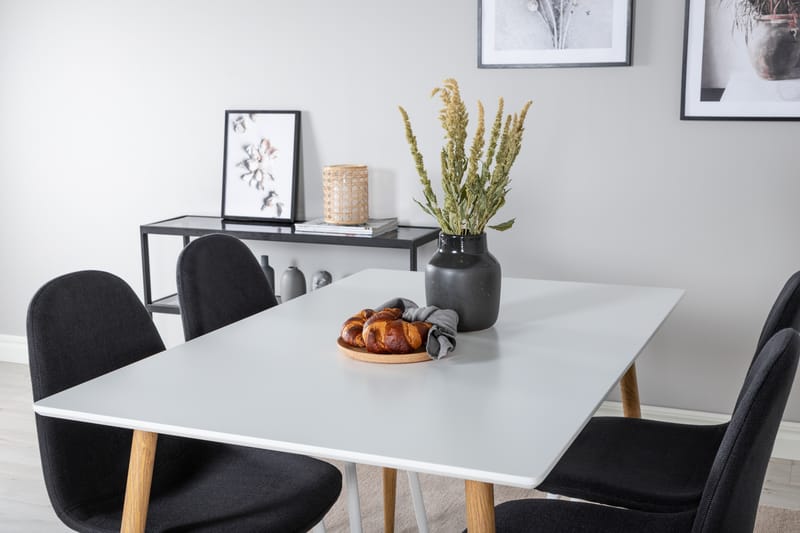 Pontus Matbord 120 cm med 4 st Ypas Matstol - Möbler - Bord & matgrupper - Matgrupper
