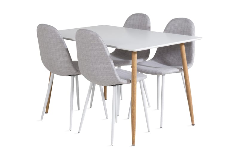 Pontus Matbord 120 cm med 4 st Ypas Matstol - Möbler - Bord & matgrupper - Matgrupper
