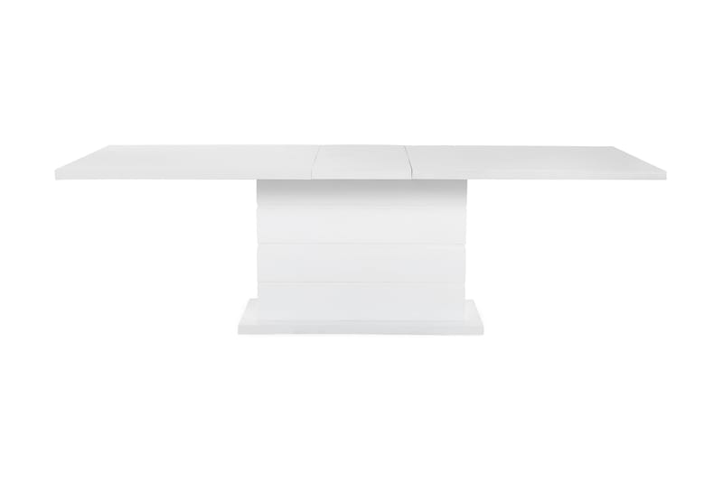 Ratliff Förlängningsbar Matgrupp 180 cm med 6 Cibus Stol - Vit/Grå/Krom - Möbler - Bord & matgrupper - Matgrupper