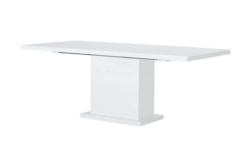 Ratliff Förlängningsbart Matgrupp 180 cm med 4 Cibus Stol - Vit/Svart - Möbler - Bord & matgrupper - Matgrupper