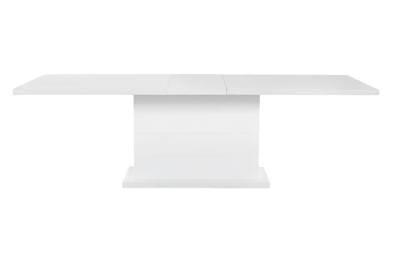 Ratliff Matgrupp 180 cm + 8 Sorado Stol - Vit/Krom - Möbler - Bord & matgrupper - Matgrupper