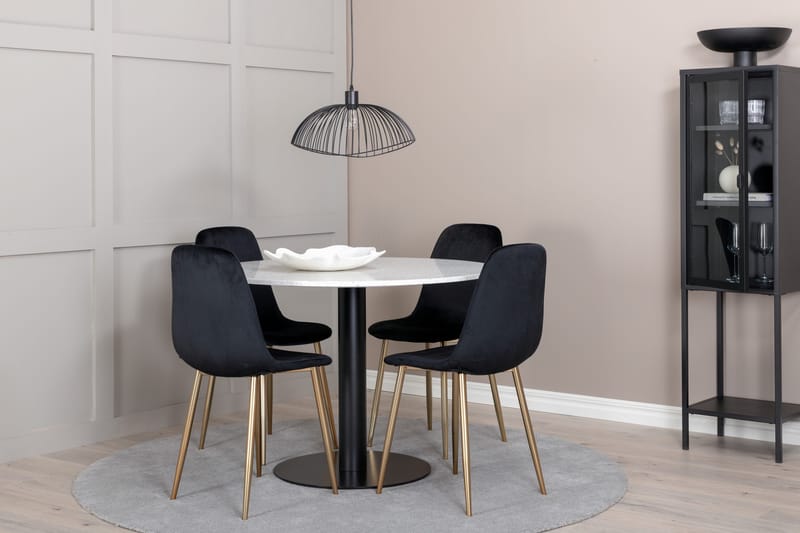 Razzia Matgrupp 106 cm Rund + 4 Pontus Matstolar