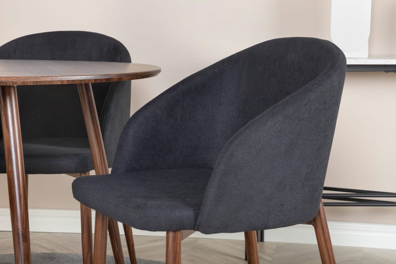 Ridones Matgrupp Rund 100 cm + 4 st Kullersbro Matstolar - Möbler - Bord & matgrupper - Matgrupper