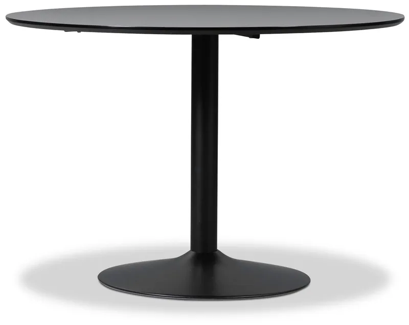Seat matgrupp, matbord med 4 st Carisma sammetsstolar - Svart/Bordeaux, Svart / bordeaux