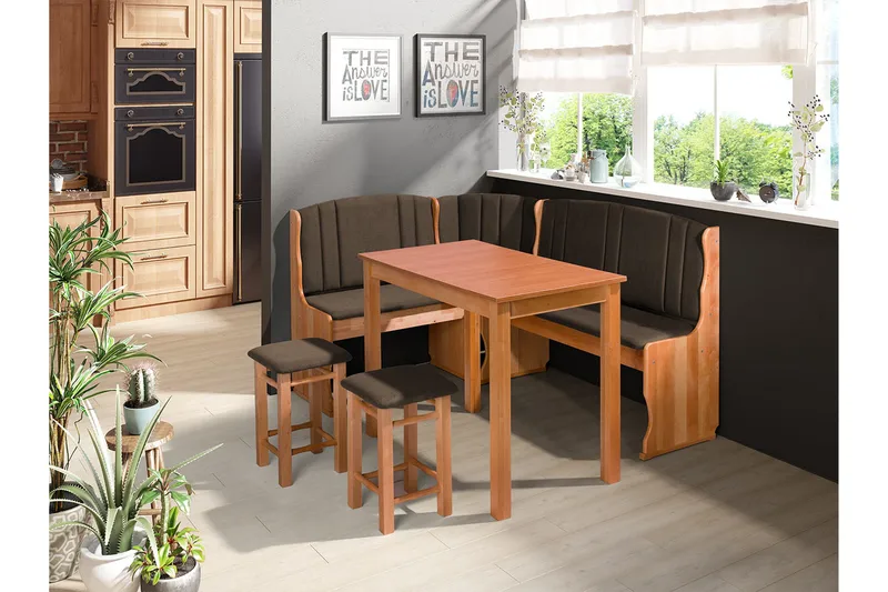 Sialana Matgrupp - Trä/Svart - Möbler - Bord & matgrupper - Matgrupper