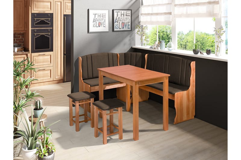 Sialana Matgrupp - Trä/Svart - Möbler - Bord & matgrupper - Matgrupper