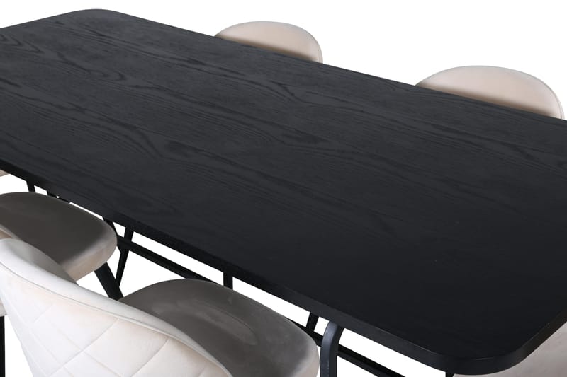 Uno matbord med 6st Velvet matstol - Möbler - Bord & matgrupper - Matgrupper