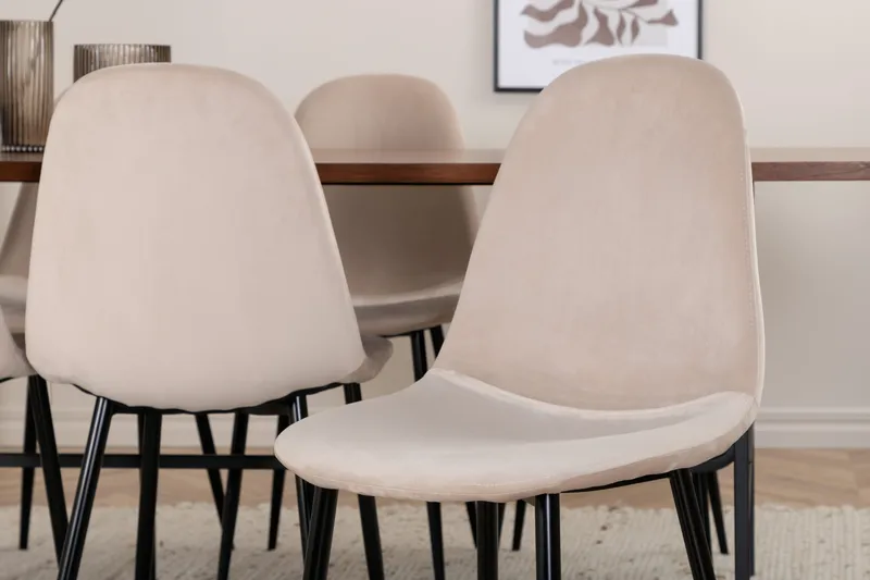 Uno matbord med 6st Polar matstol - Möbler - Bord & matgrupper - Matgrupper