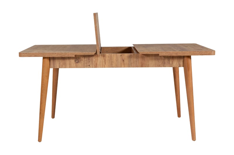 Valsot Förlängningsbar Matgrupp 129 cm - Natur/Grå/Brun - Möbler - Bord & matgrupper - Matgrupper