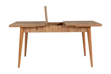 Valsot Förlängningsbar Matgrupp 129 cm - Natur/Grå/Brun - Möbler - Bord & matgrupper - Matgrupper