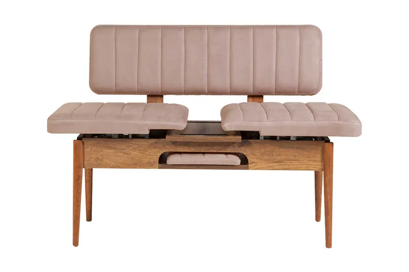 Valsot Förlängningsbar Matgrupp 129 cm - Vit/Grå - Möbler - Bord & matgrupper - Matgrupper