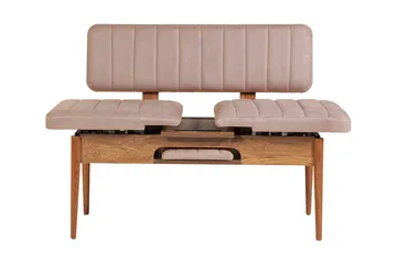 Valsot Förlängningsbar Matgrupp 129 cm - Vit/Grå - Möbler - Bord & matgrupper - Matgrupper