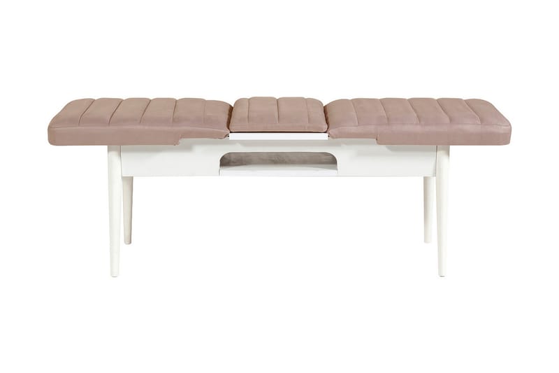Valsot Förlängningsbar Matgrupp 129 cm - Vit/Grå - Möbler - Bord & matgrupper - Matgrupper