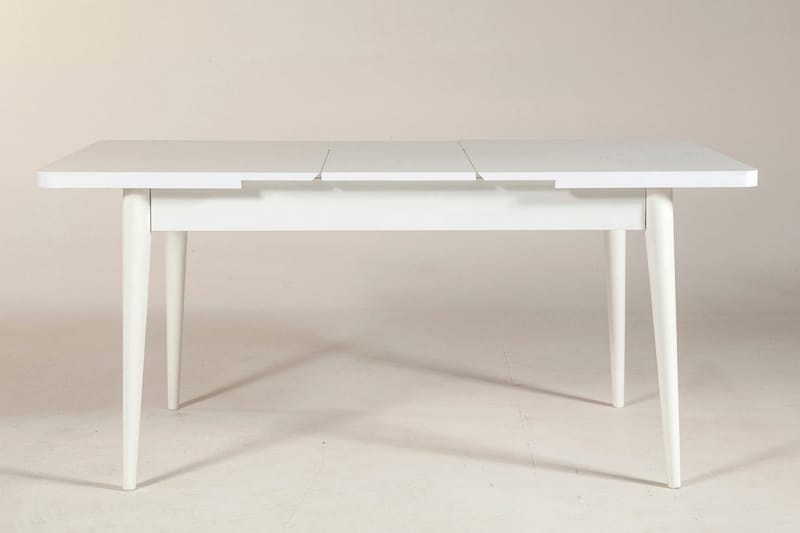 Valsot Förlängningsbar Matgrupp 129 cm - Vit/Grå - Möbler - Bord & matgrupper - Matgrupper