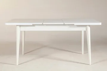 Valsot Förlängningsbar Matgrupp 129 cm - Vit/Grå - Möbler - Bord & matgrupper - Matgrupper