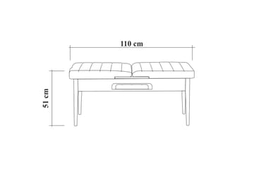 Valsot Förlängningsbar Matgrupp 129 cm - Vit/Grå - Möbler - Bord & matgrupper - Matgrupper
