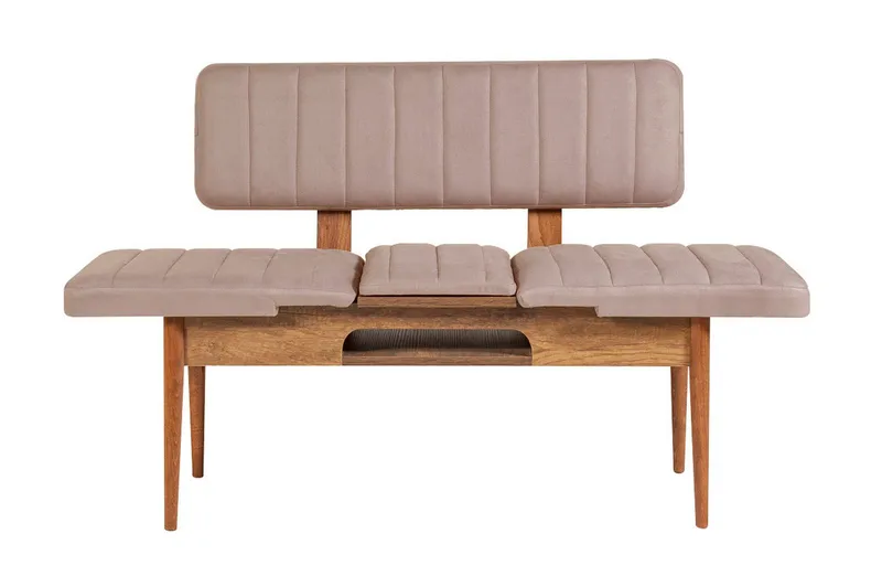 Valsot Förlängningsbar Matgrupp 129 cm - Vit/Grå - Möbler - Bord & matgrupper - Matgrupper