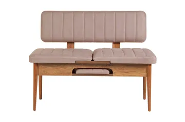 Valsot Förlängningsbar Matgrupp 129 cm - Vit/Grå - Möbler - Bord & matgrupper - Matgrupper
