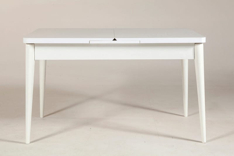 Valsot Förlängningsbar Matgrupp 129 cm - Vit/Grå - Möbler - Bord & matgrupper - Matgrupper