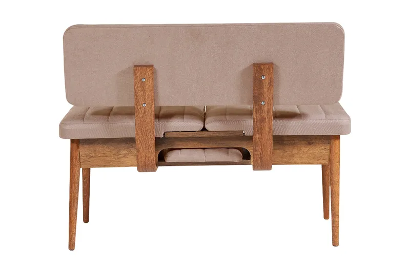 Valsot Förlängningsbar Matgrupp 129 cm - Vit/Grå - Möbler - Bord & matgrupper - Matgrupper