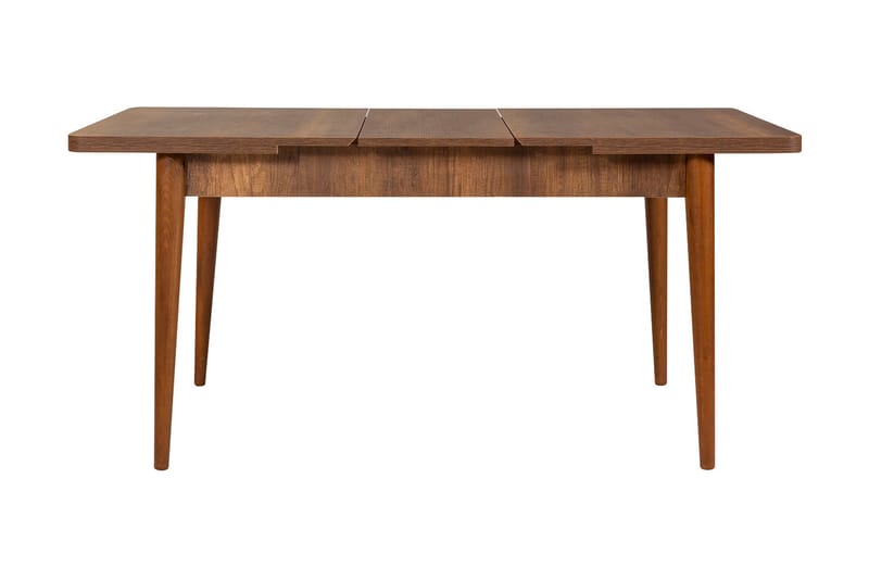 Valsot Förlängningsbar Matgrupp 129 cm - Vit/Mörkbrun - Möbler - Bord & matgrupper - Matgrupper