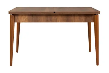 Valsot Förlängningsbar Matgrupp 129 cm - Vit/Mörkbrun - Möbler - Bord & matgrupper - Matgrupper