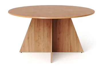 Vera Matgrupp runt 150 cm Ek med 6 Malte Matstolar - Ek - Möbler - Bord & matgrupper - Matgrupper